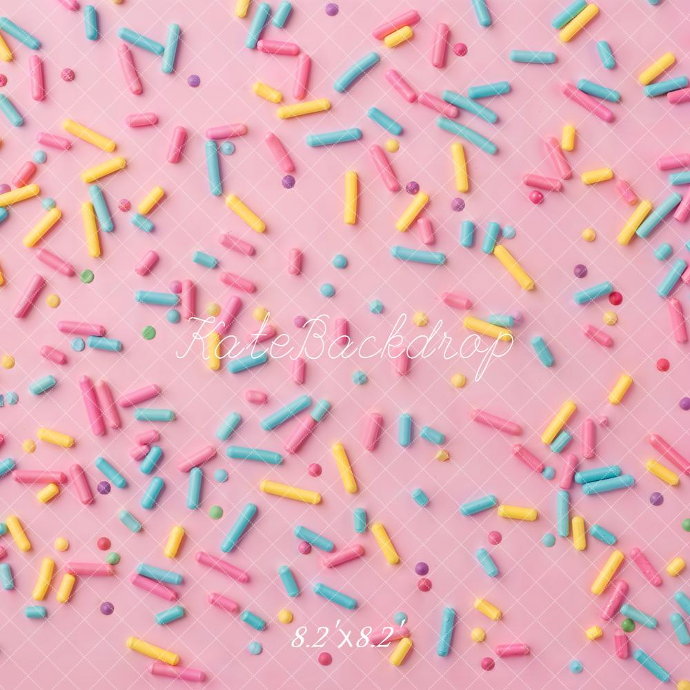 Kate Pink Sprinkles Confetti Backdrop Designed by Kate Image