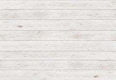 Kate White Wood Plank Floor Printed Backdrop Designed by Kate Image