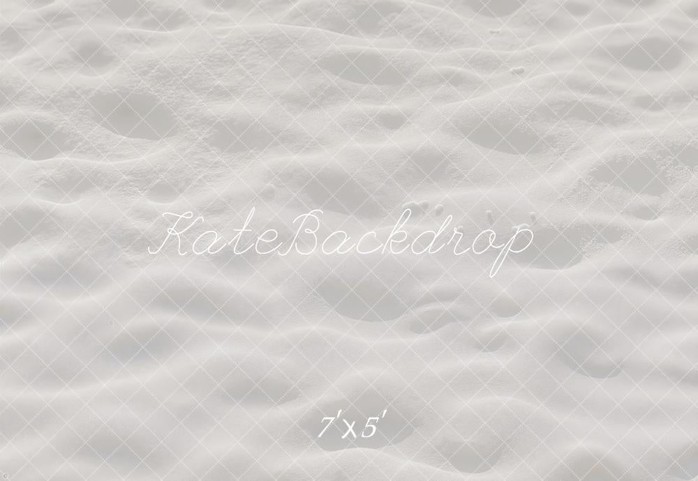 Kate Winter White Snow Floor Printed Backdrop Designed by Kate Image