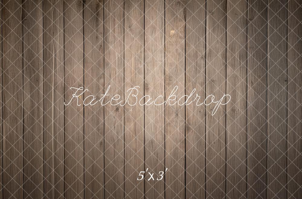 Kate Brown Wood Plank Wall Printed Backdrop Designed by Mandy Ringe Photography