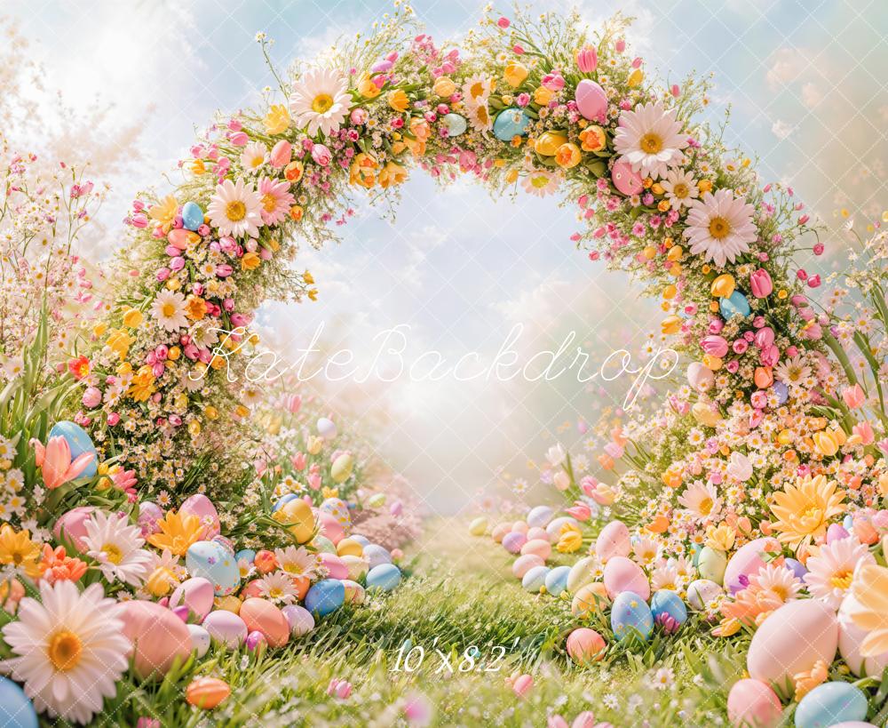 Arco di fiori di uova di Pasqua all'aperto Designed by Emetselch