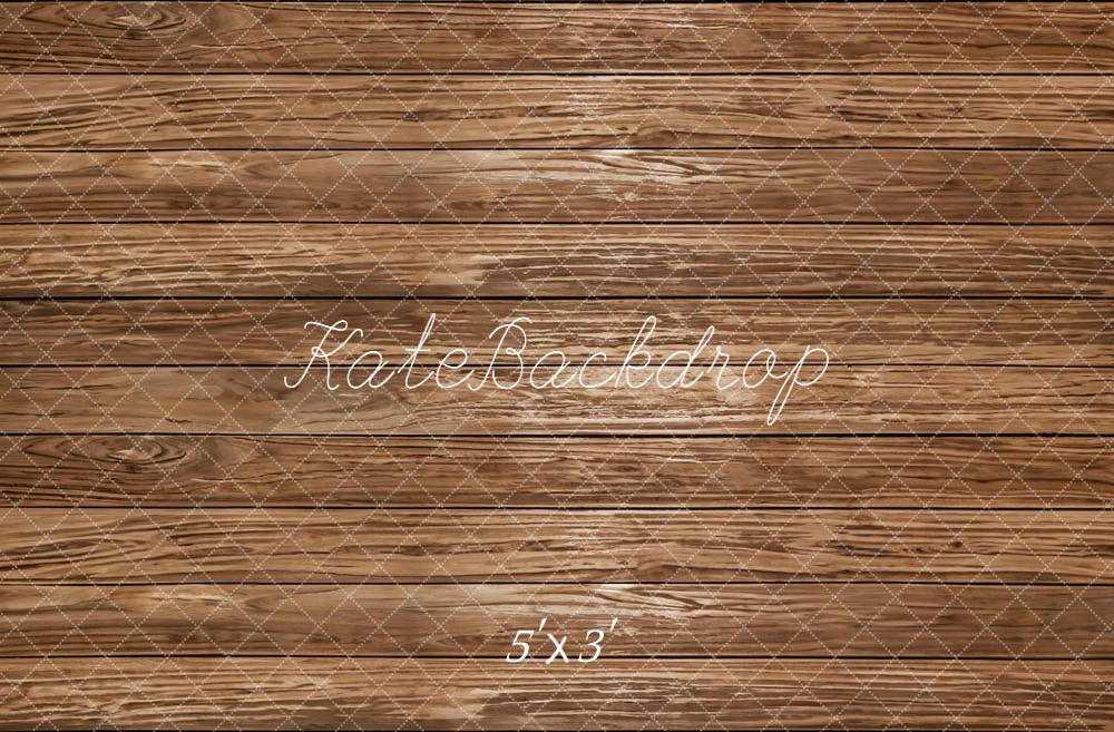 Kate Brown Wooden Plank Floor Backdrop Backdrop Designed by Emetselch