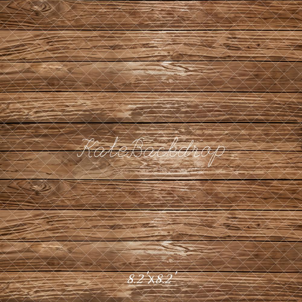 Kate Brown Wooden Plank Floor Backdrop Backdrop Designed by Emetselch