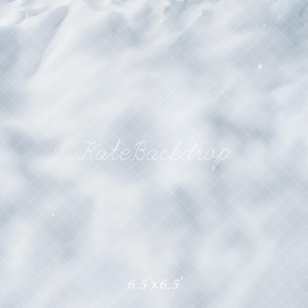 Kate Snowy White Texture Floor Backdrop Designed by Kate Image