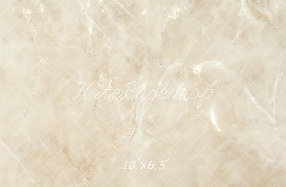 Kate Beige Marble Abstract Texture Floor Backdrop Designed by Emetselch