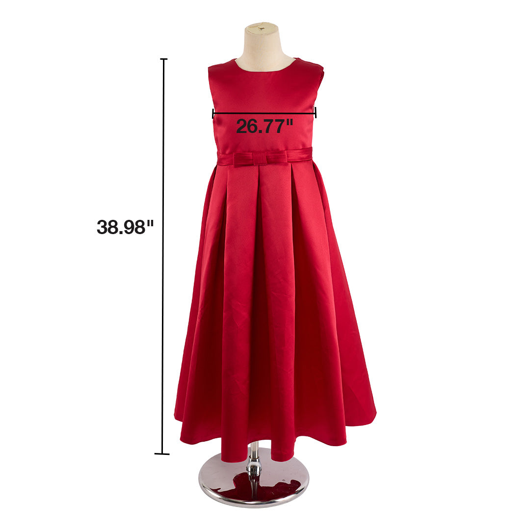 Couture Velvet Roze Sequin Strik Schouder Meisjesjurk voor Fotografie