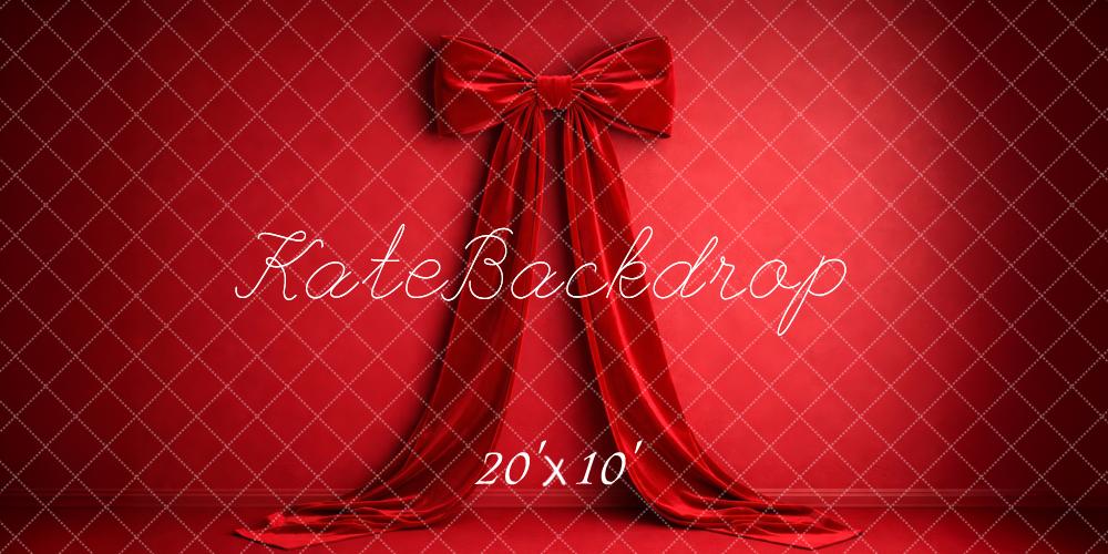 Kate Red Bow Draped Backdrop Designed by Megan Leigh Photography