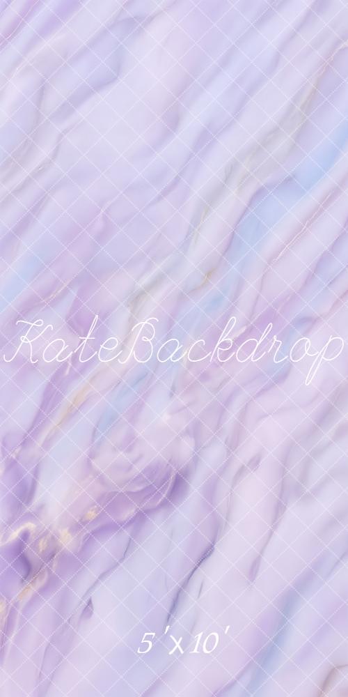 Kate Sweep Pastel Purple Marble Abstract Texture Printed Backdrop Designed by Kate Image
