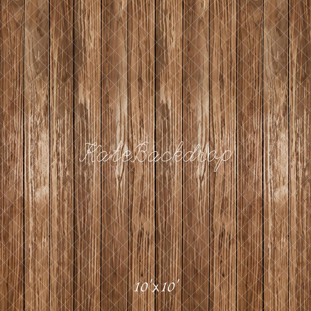 Kate Brown Wood Plank Wall Backdrop Designed by Kate Image