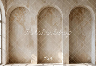 Kate Vintage Arched Alcove Wall Printed Backdrop Designed by Emetselch
