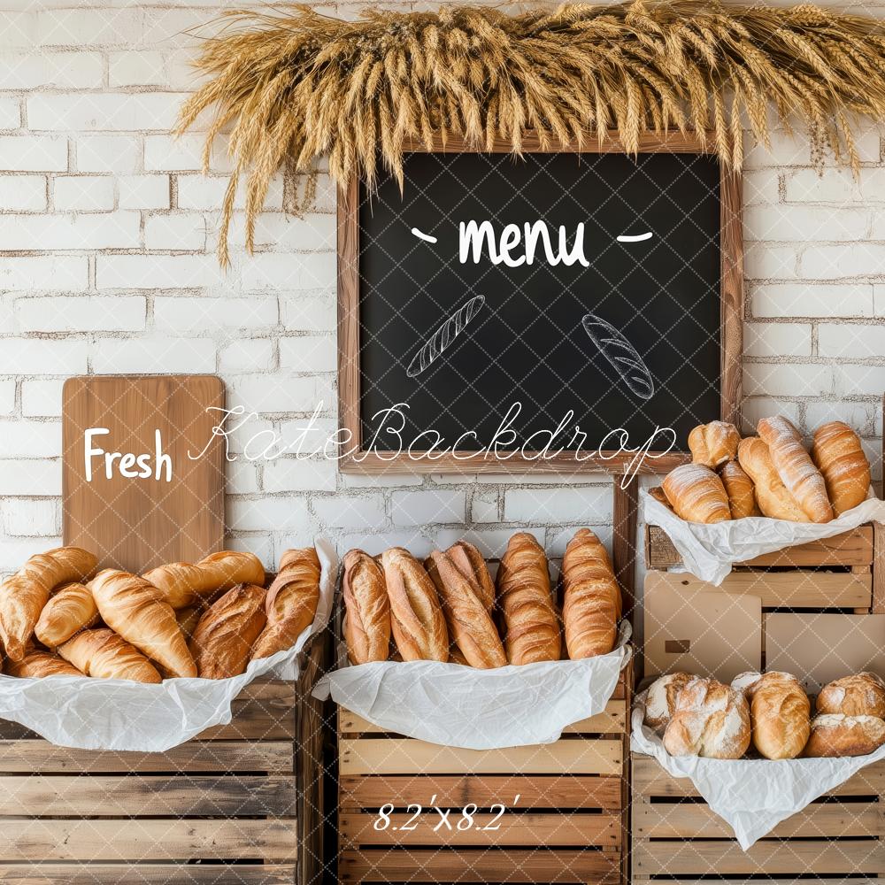 Kate Bakery Bread Rustic Stand Backdrop Designed by Patty Roberts
