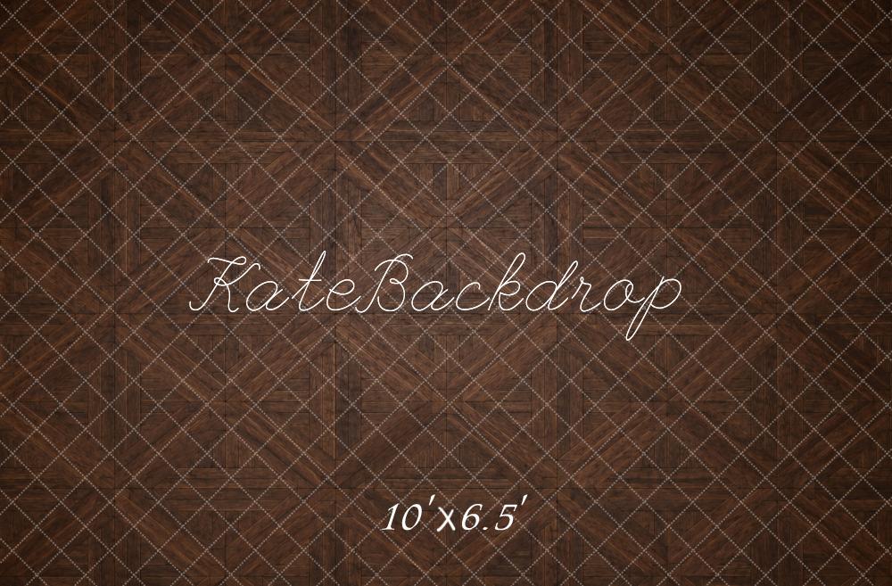 Kate Brown Herringbone Floor Printed Backdrop Printed Backdrop Designed by Vertigo Productions