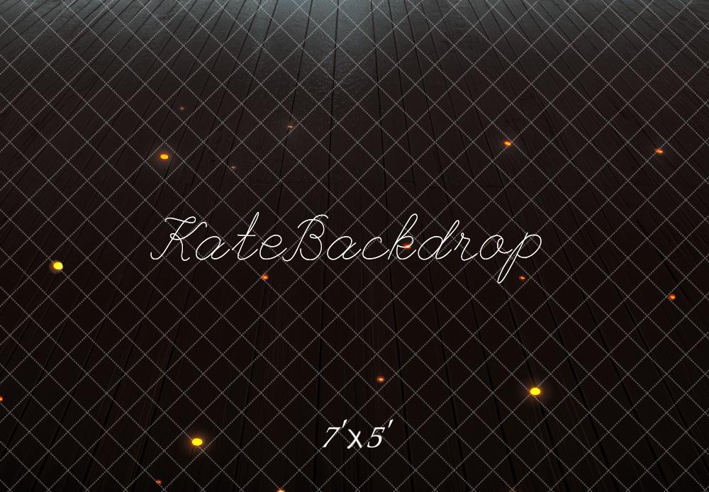 Kate Dark Starry Wooden Floor Backdrop Designed by Mini MakeBelieve
