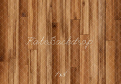 Kate Rustic Wood Floor Printed Backdrop Designed by Kate Image