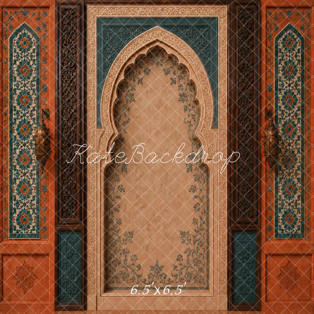 Kate Moroccan Arch Mosaic Lantern Printed Backdrop Designed by Vertigo Productions