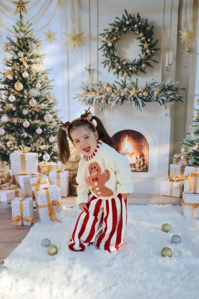 Kate Winter Christmas Tree Gifts Fireplace Photo Kit Photography Backdrops&Props Themed Bundle