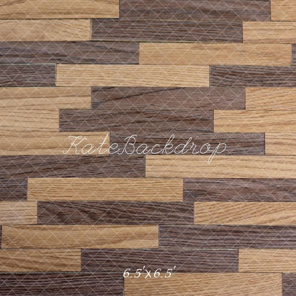 Kate Wooden Texture Floor Backdrop Designed by Mini MakeBelieve