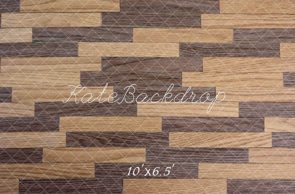 Kate Wooden Texture Floor Backdrop Designed by Mini MakeBelieve