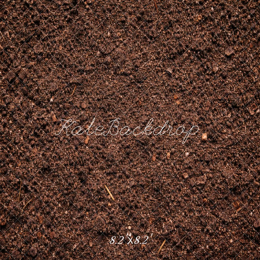 Kate Brown Dirt Texture Floor Printed Backdrop Designed by Vertigo Productions