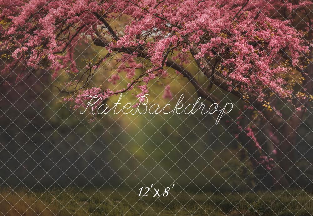 Kate Spring Pink Blossom Tree Arch Forest Backdrop Designed by Emetselch