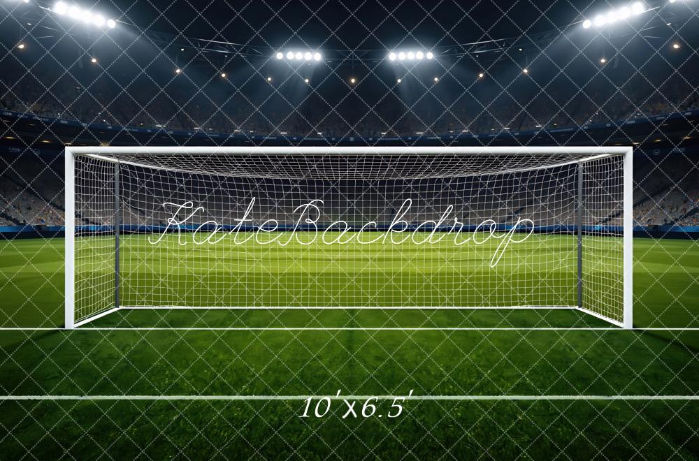 Kate Sports Soccer Field Goal Stadium Backdrop Designed by Mini MakeBelieve