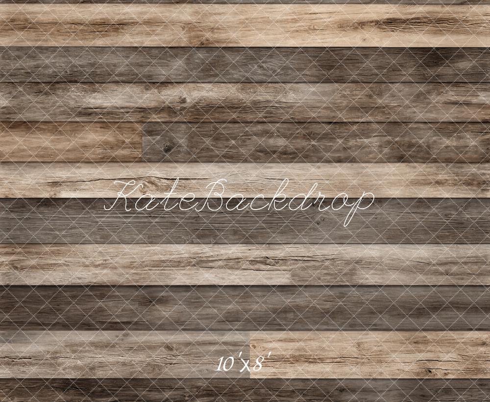 Kate Rustic Wood Floor Backdrop Designed by Emetselch