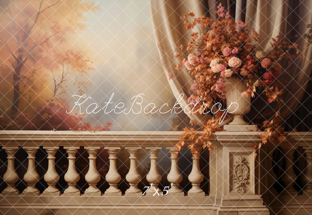 Kate Fall Fine Art Floral Vintage Painting Wall Backdrop Designed by Emetselch