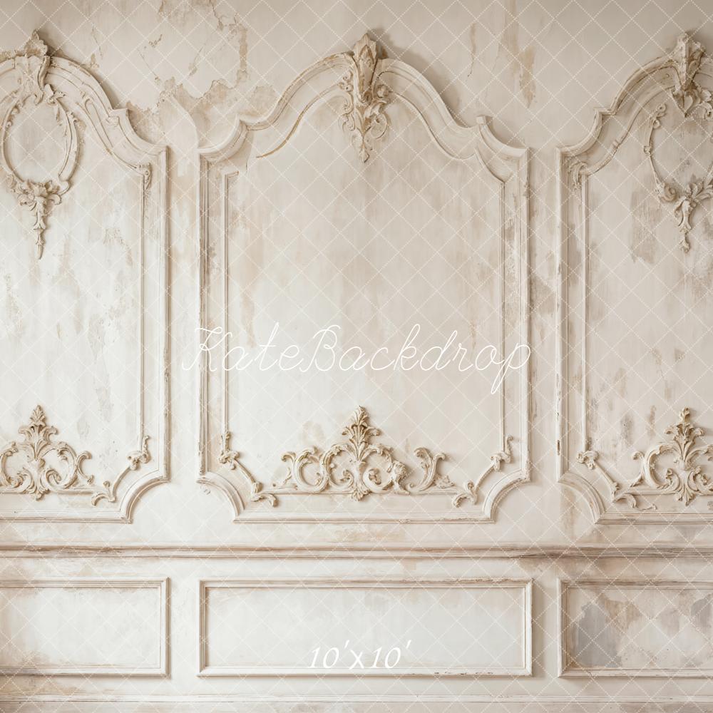 Kate Cream Vintage Ornate Panel Wall Backdrop Designed by Kate Image