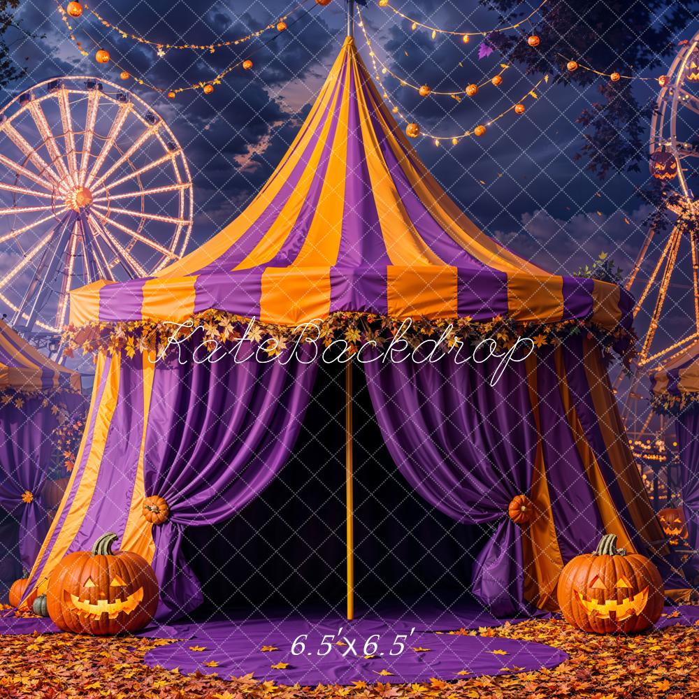 Tenda del Circo di Halloween Ruota Panoramica Sfondo Designed by Emetselch