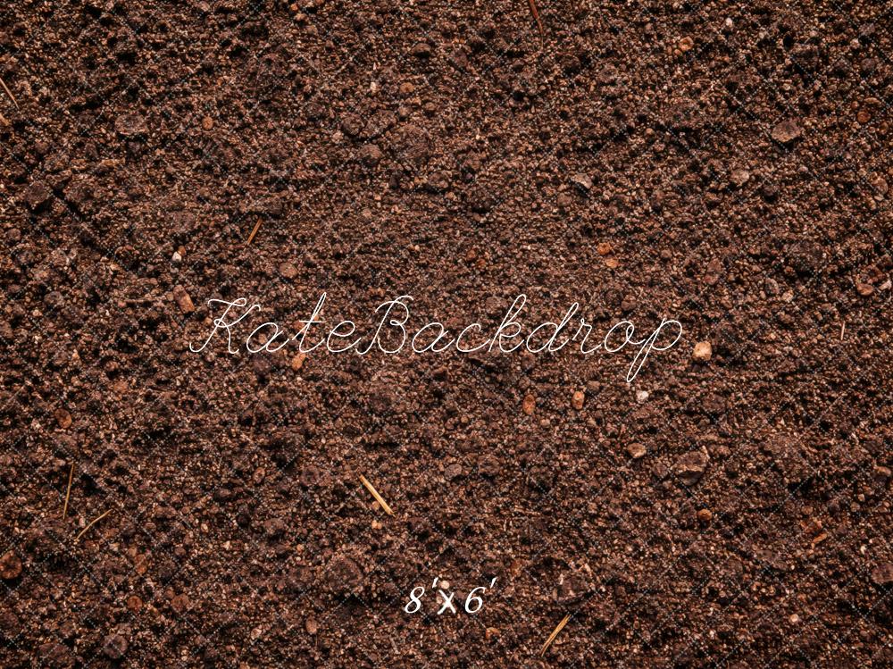 Kate Brown Dirt Texture Floor Printed Backdrop Designed by Vertigo Productions