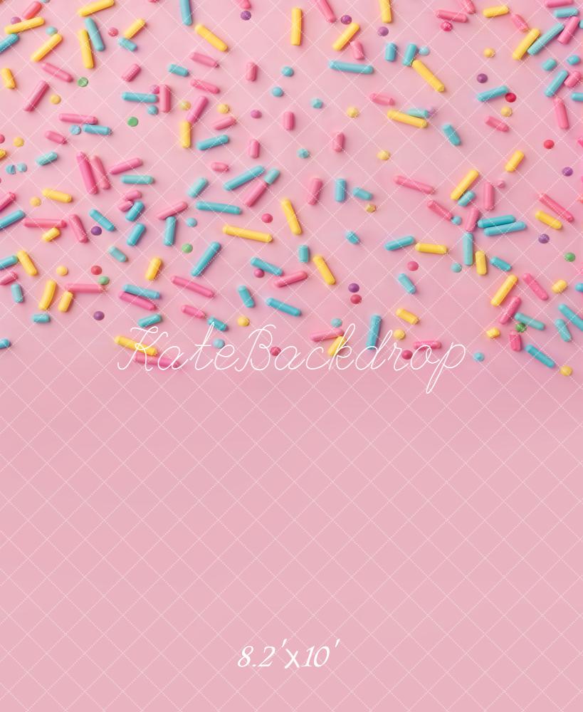 Kate Pink Sprinkles Confetti Backdrop Designed by Kate Image
