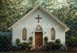 Iglesia Externa Jardín Casa Fondo Diseño por Emetselch