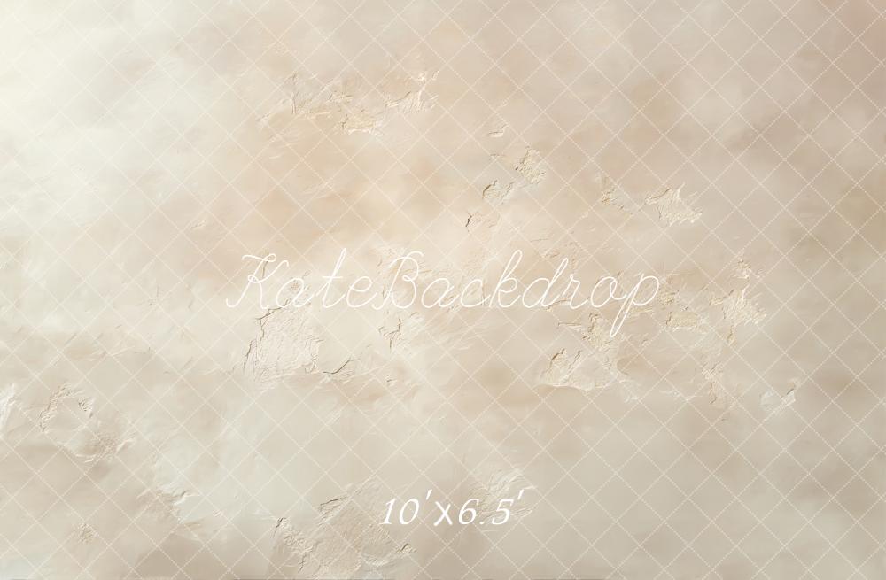 Kate Beige Abstract Texture Printed Floor Backdrop Designed by Emetselch