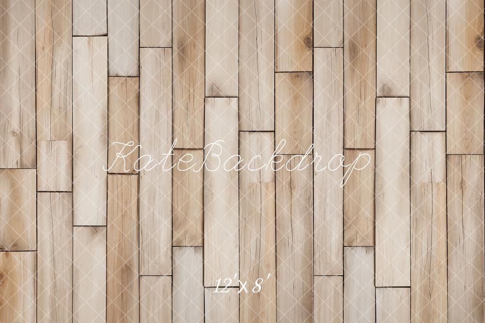 Kate Light Wood Plank Floor Backdrop Designed by Kate Image