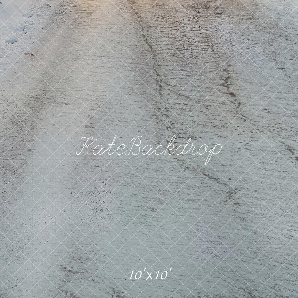 Kate Winter Snow Path Floor Backdrop Backdrop Designed by Kate Image
