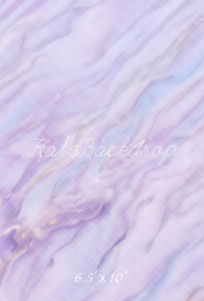 Kate Abstract Texture Pastel Purple Marble Backdrop Designed by Kate Image