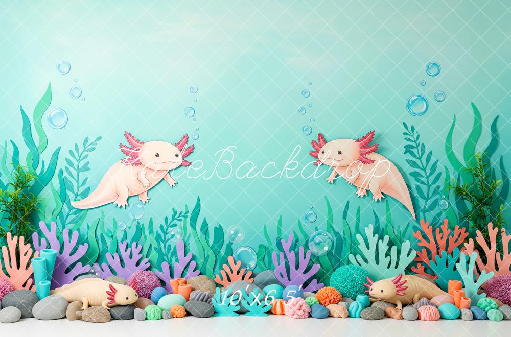 Kate Underwater Coral Reef Backdrop Designed by Patty Roberts