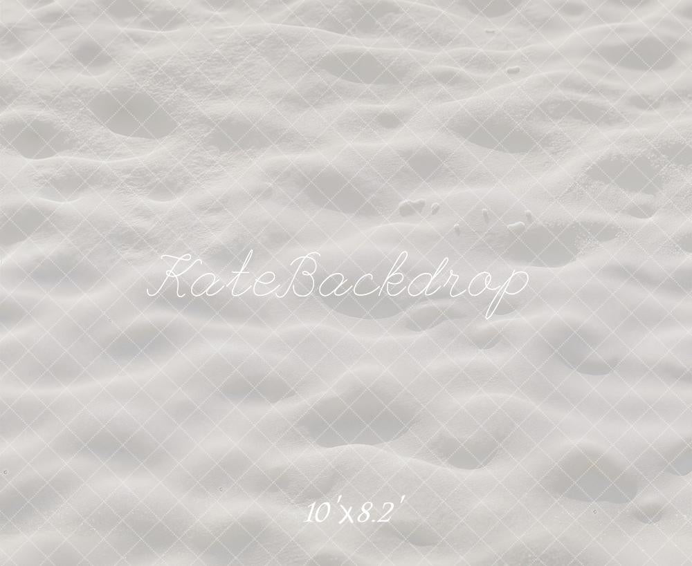Kate Winter White Snow Floor Printed Backdrop Designed by Kate Image
