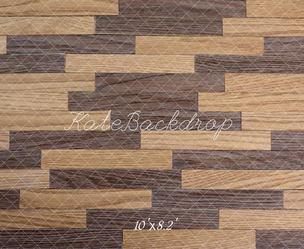 Kate Wooden Texture Floor Backdrop Designed by Mini MakeBelieve