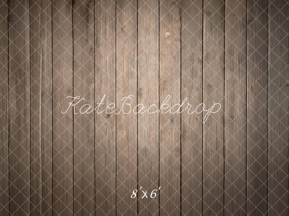 Kate Brown Wood Plank Wall Printed Backdrop Designed by Mandy Ringe Photography
