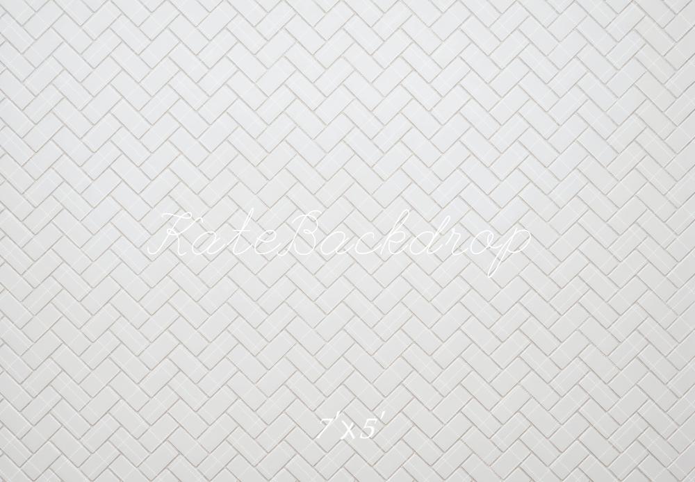 Kate White Herringbone Floor Backdrop Designed by Mini MakeBelieve