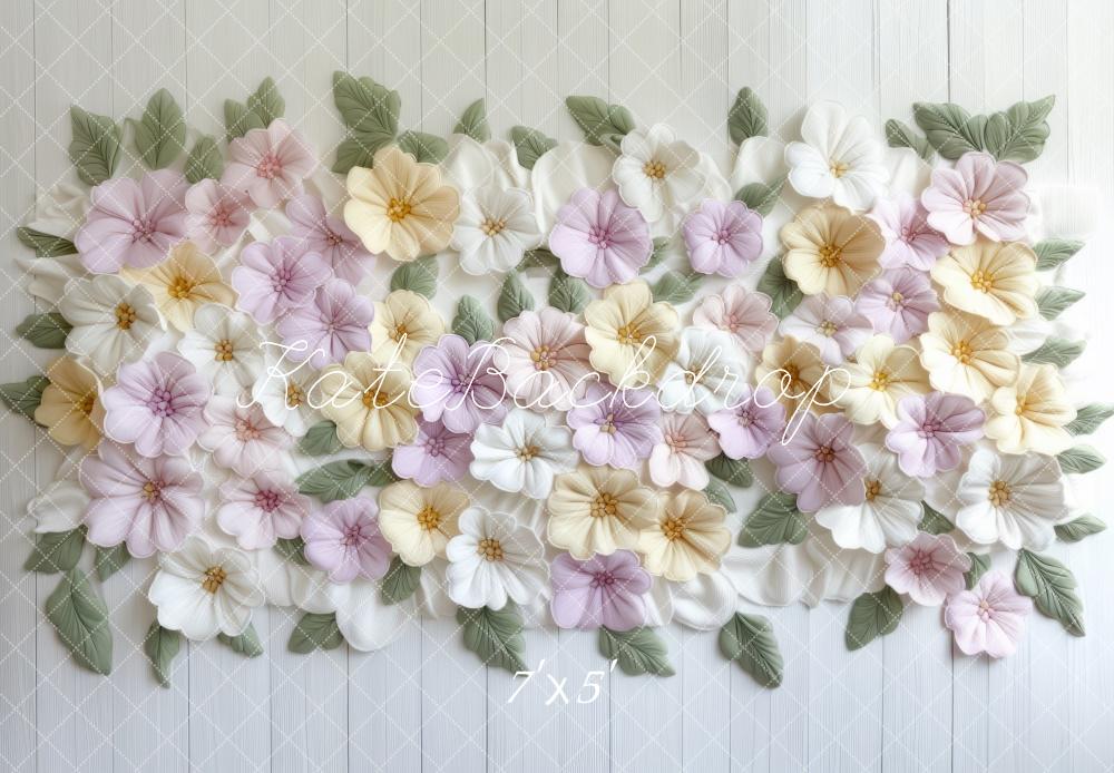 Fondo Floral Pastel para Newborn Diseñado por Mini MakeBelieve