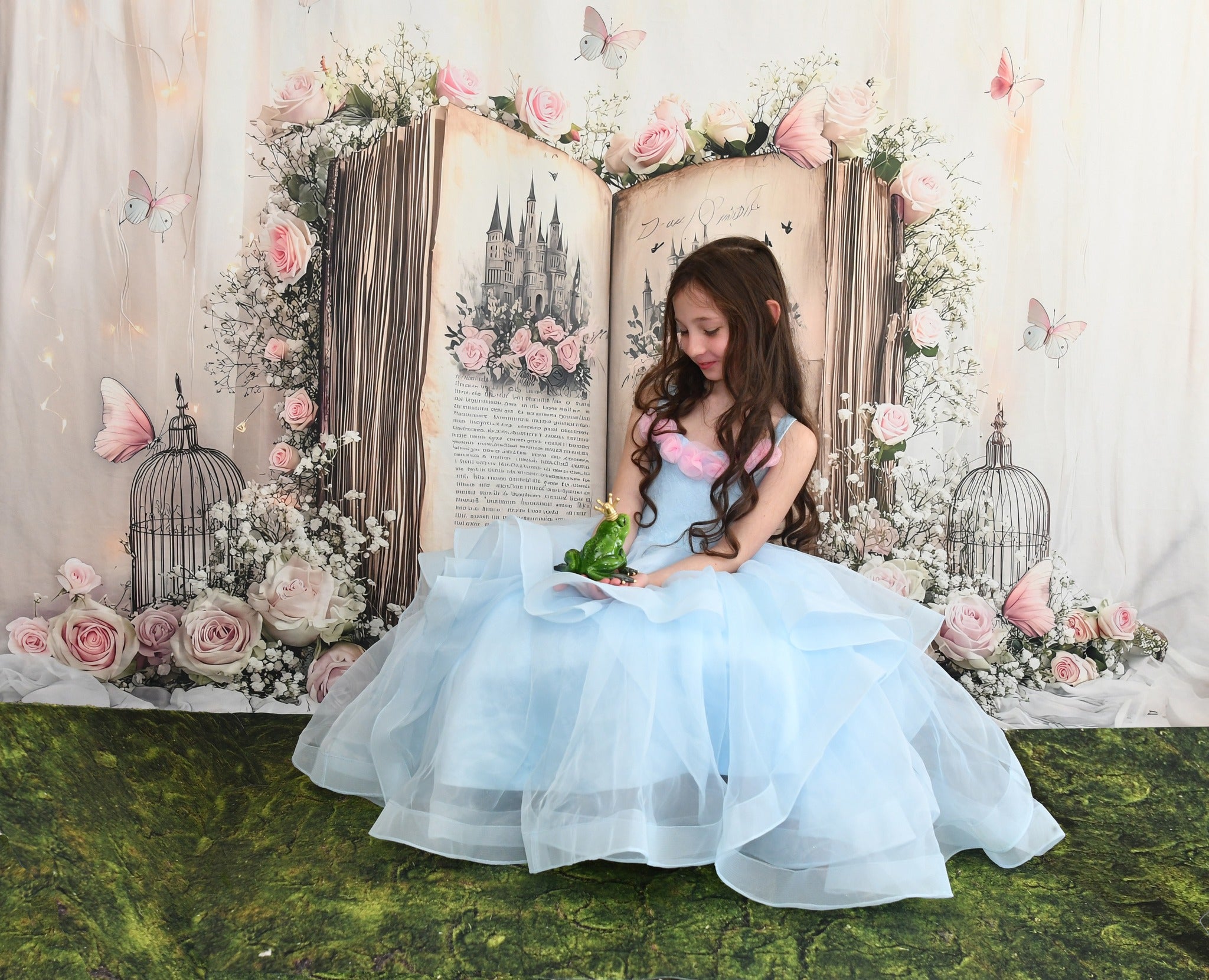 Fairy Tale Boek Bloem Foto Achtergrond Designed by Ashley Paul