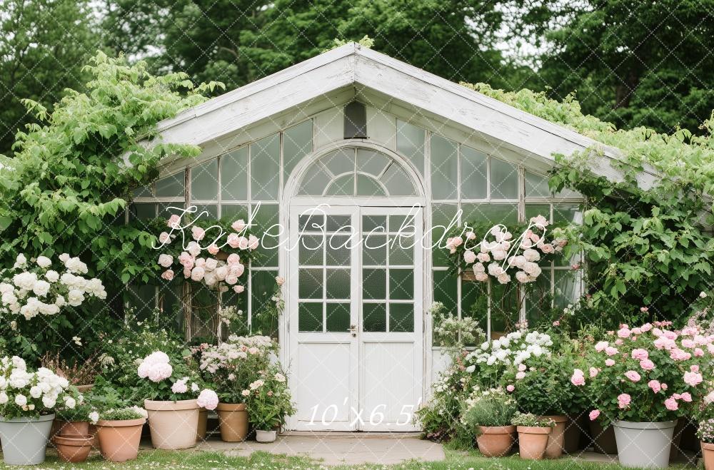 Backdrop Floreale per Serre Verde Giardino progettato da Patty Roberts