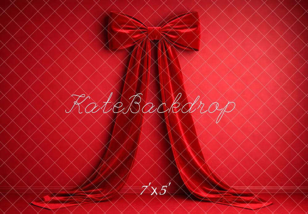 Kate Red Bow Draped Backdrop Designed by Megan Leigh Photography