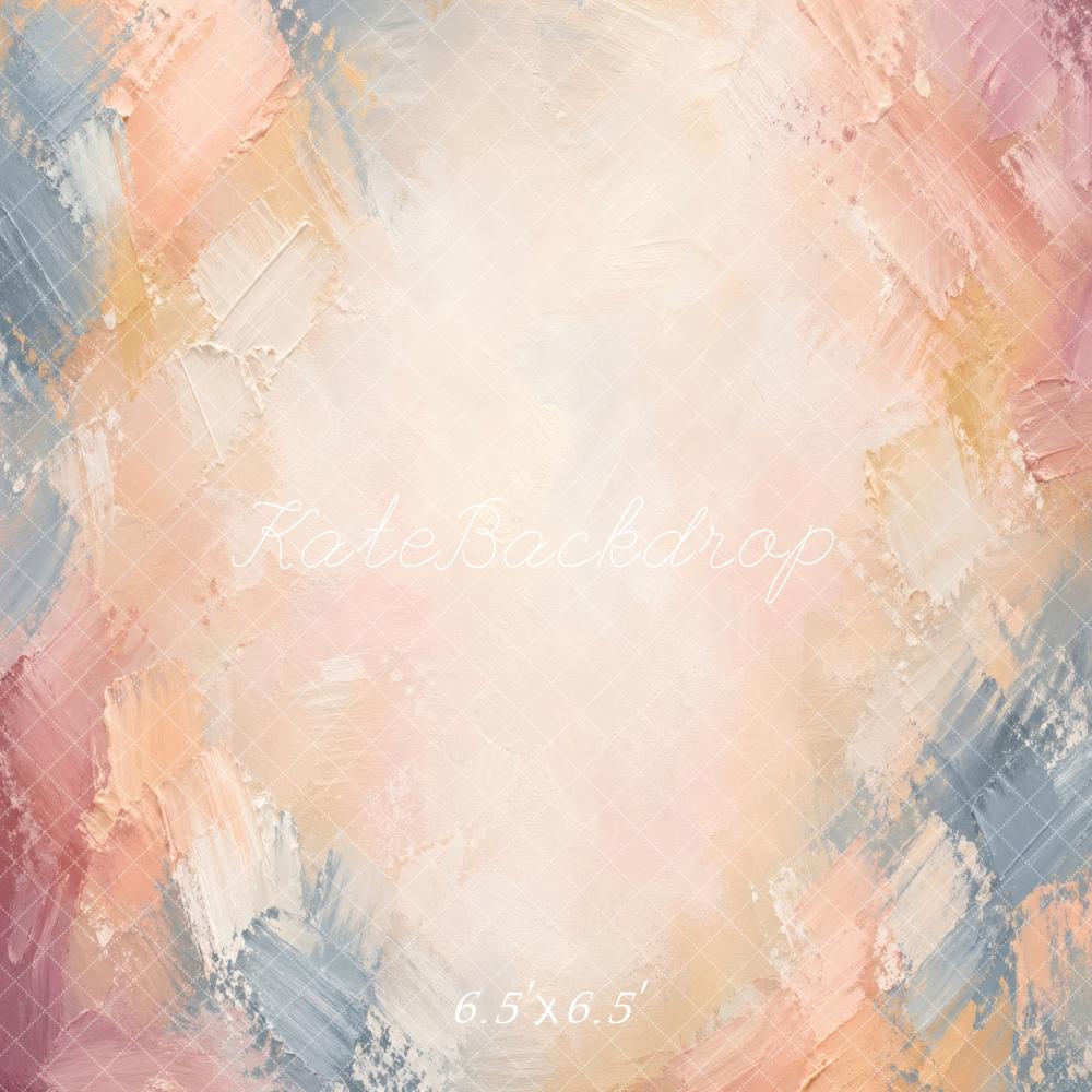 Kate Abstract Texture Pastel Beige Printed Backdrop Designed by Vertigo Productions