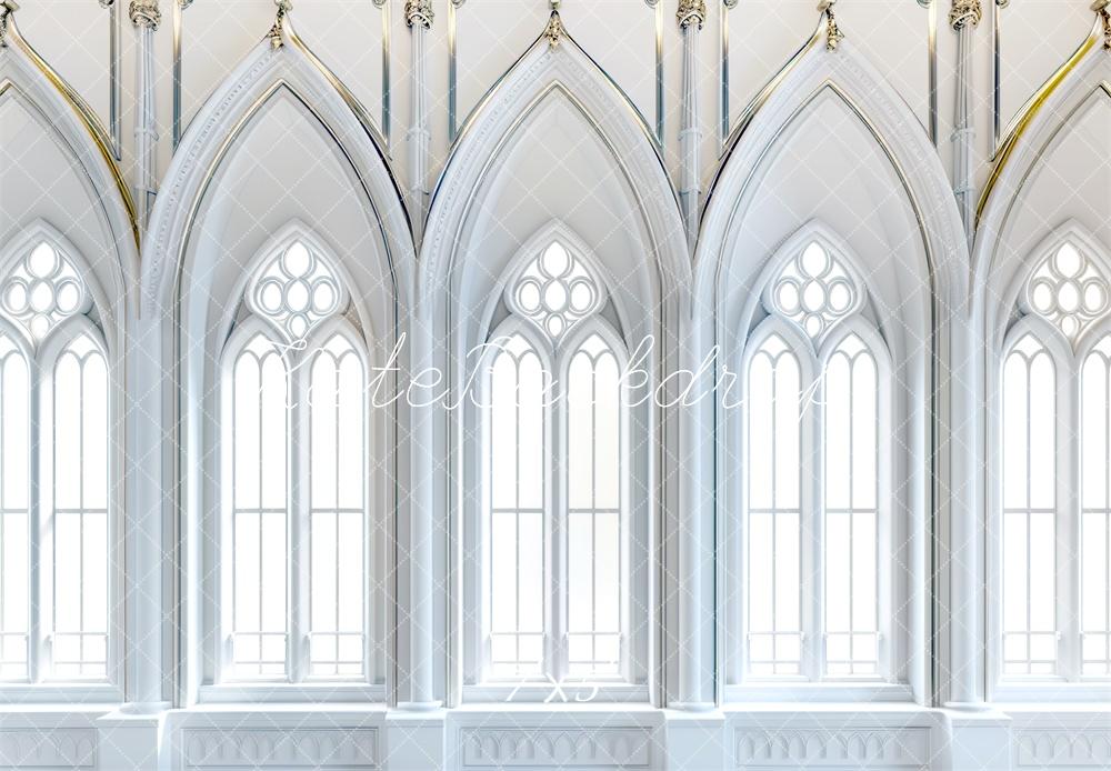 Gothic Kathedraal Bruiloft Foto Achtergrond Designed by Mini MakeBelieve