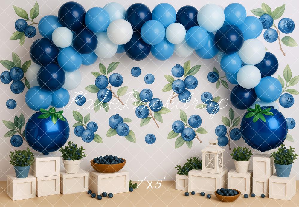 Fondo de Globo de Arco de Arándano de Cake Smash Designed by Patty Roberts