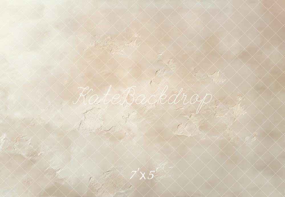 Kate Beige Abstract Texture Printed Floor Backdrop Designed by Emetselch