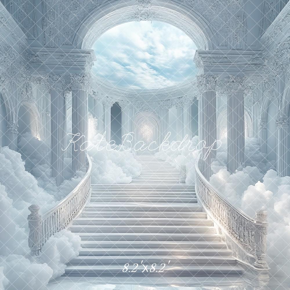 Fondo de Nubes de Escaleras Cascadas de Fantasía Diseño de Mini MakeBelieve